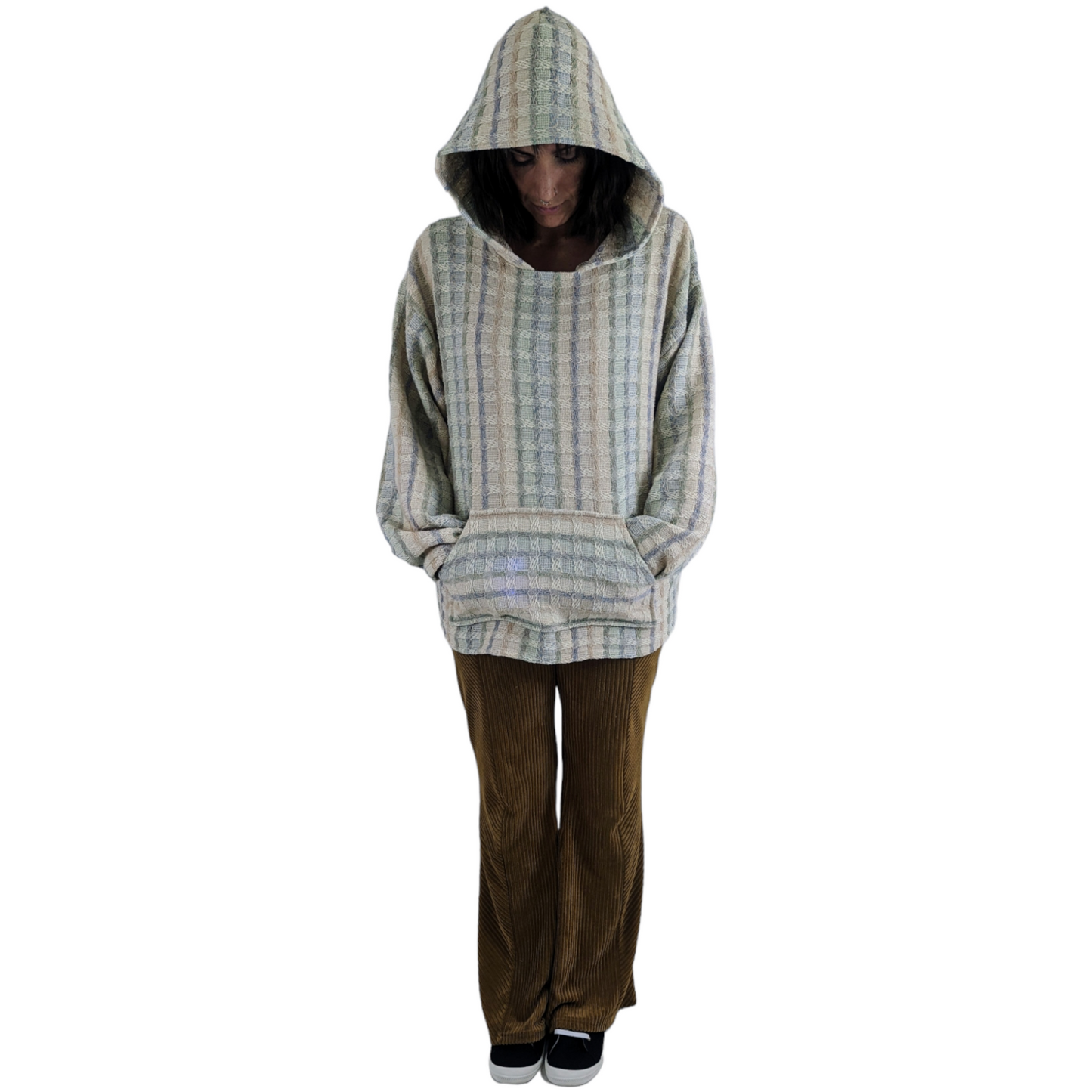 Xl pastel stripes hoodie