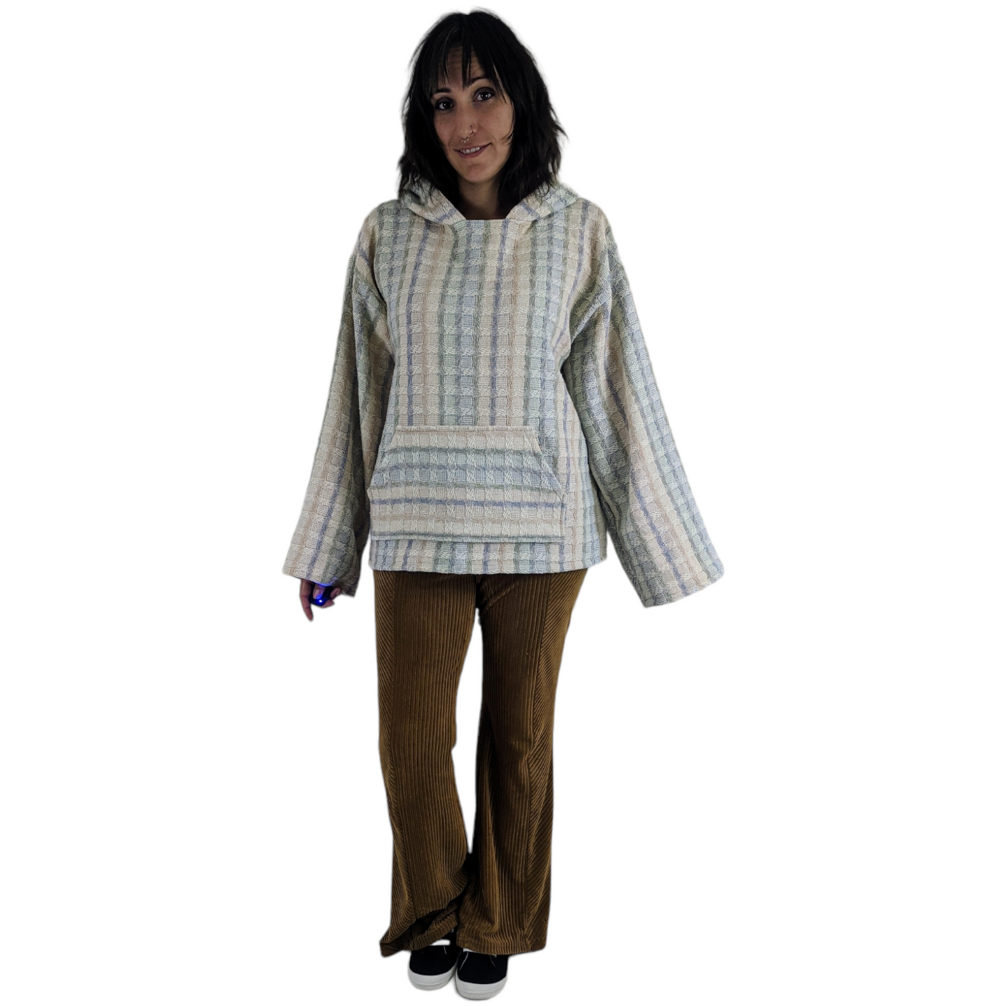 Xl pastel stripes hoodie