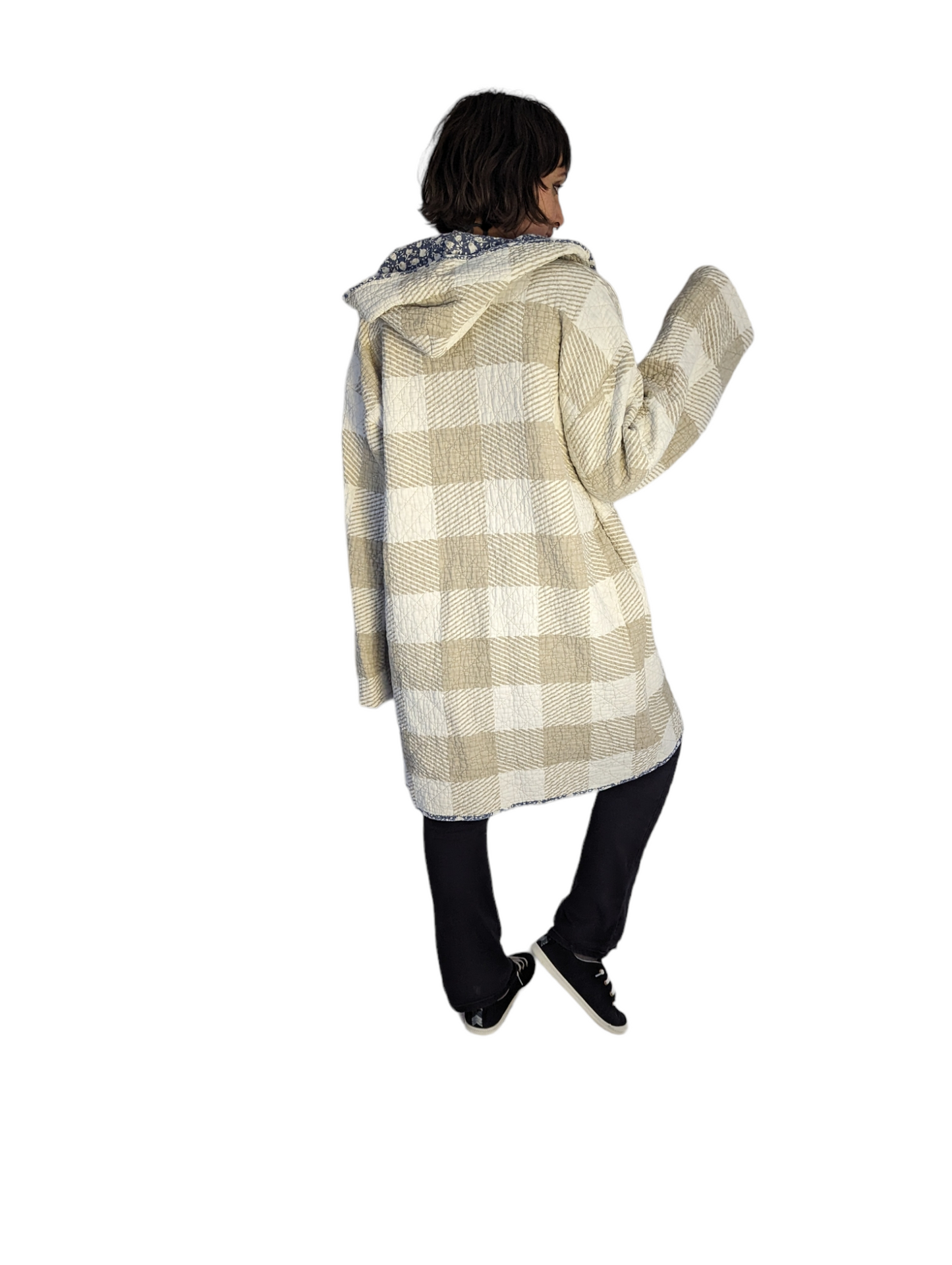 Vintage Quilt Duster Coat