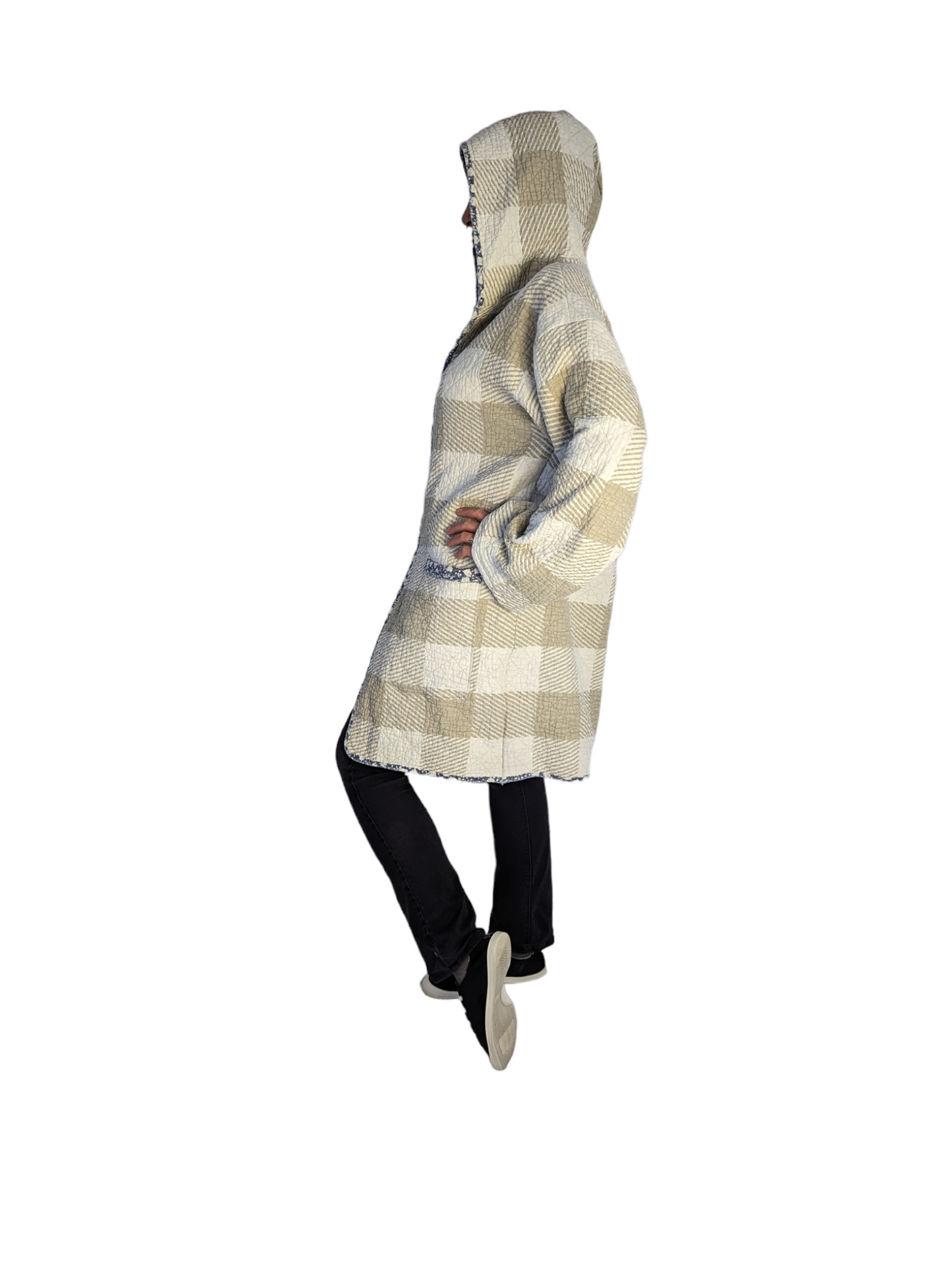 Vintage Quilt Duster Coat